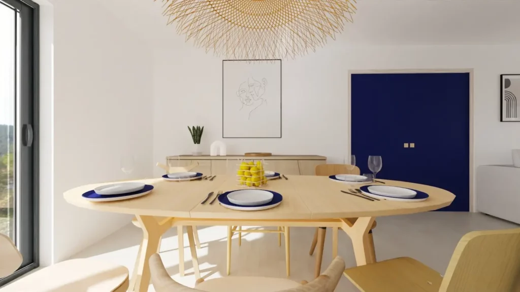 Vue proche sur la partie repas