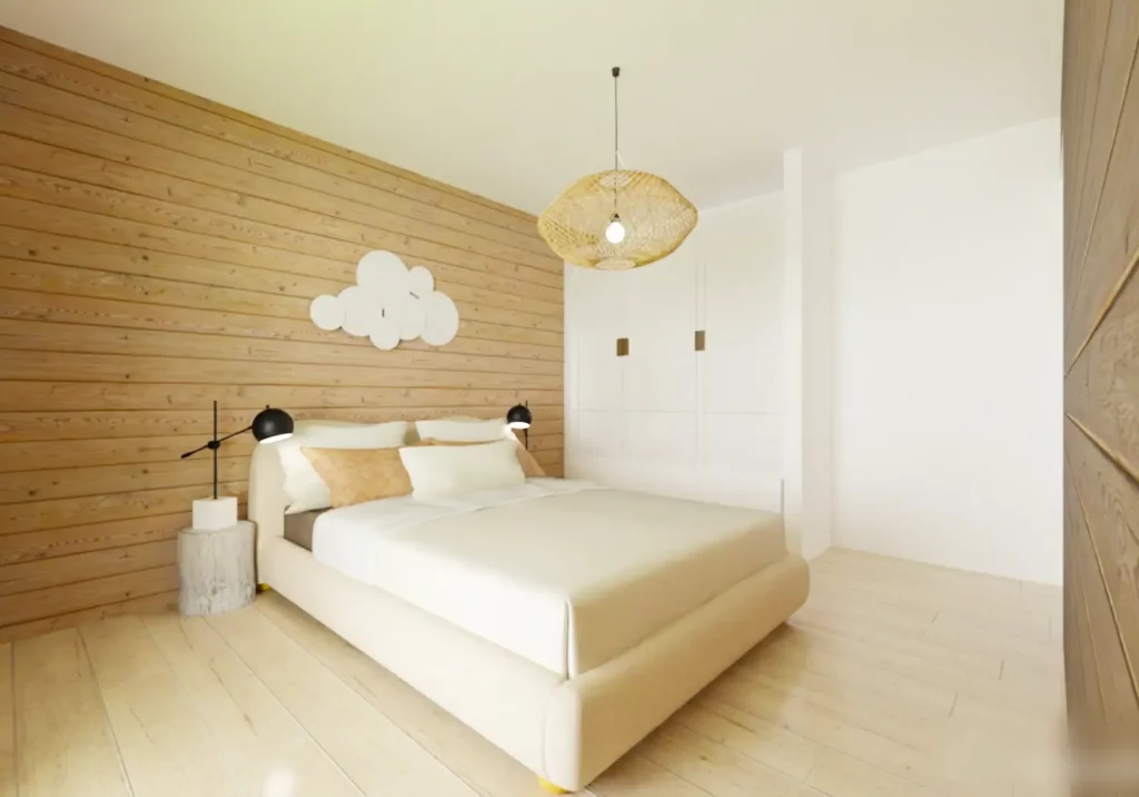 Une chambre du chalet