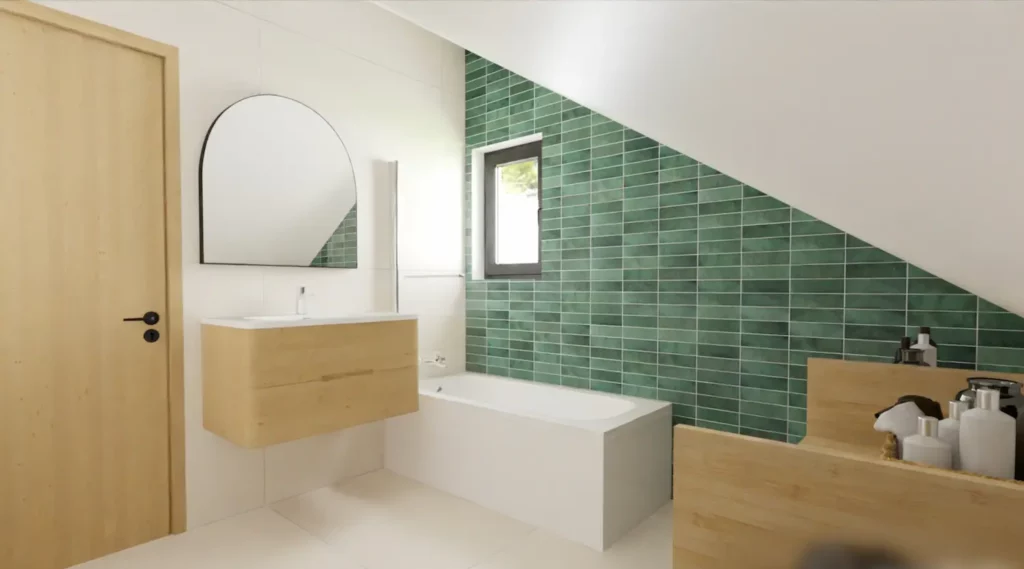 la salle de bain du chalet Polaire