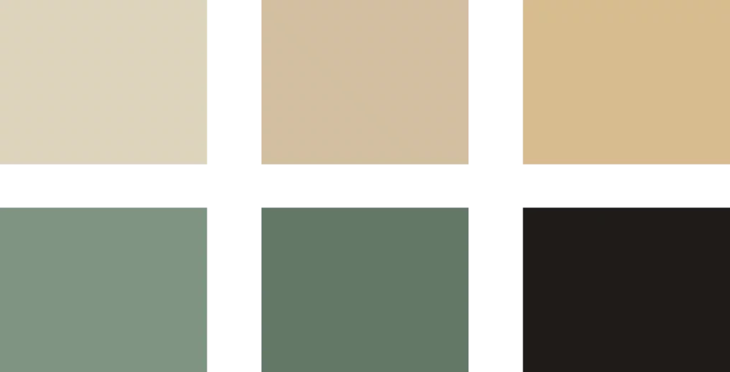 Palette couleurs du projet Polaire