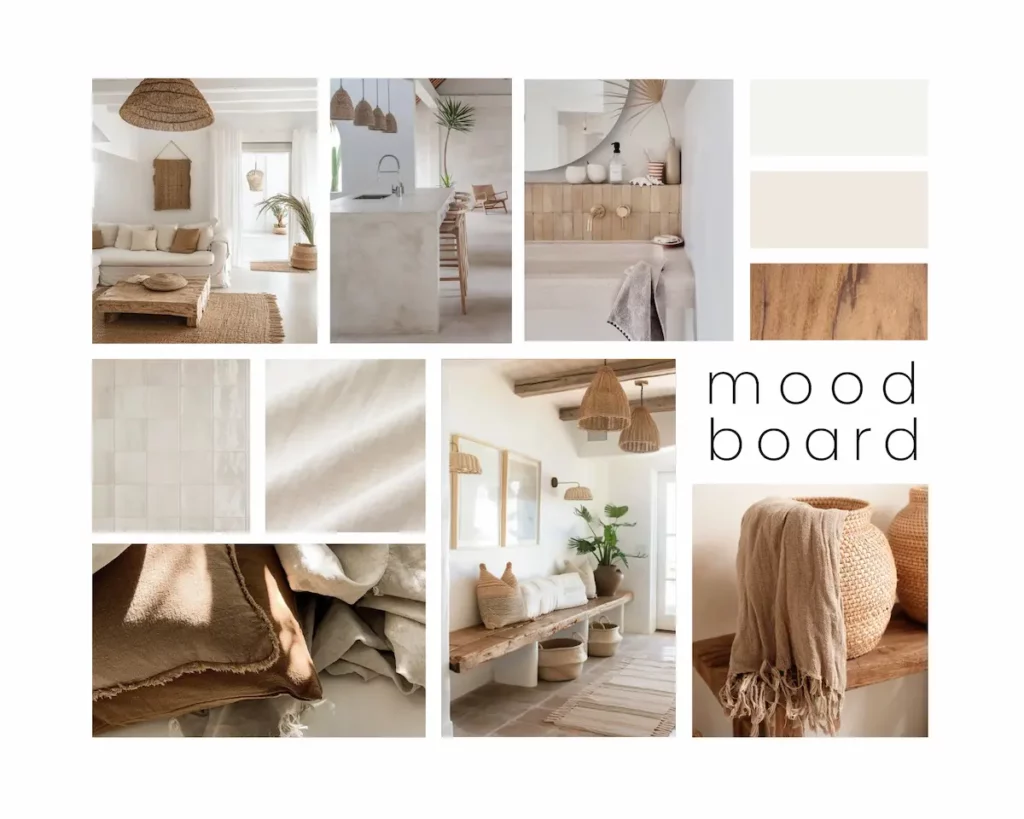 Moodboard bali alpes maritimes