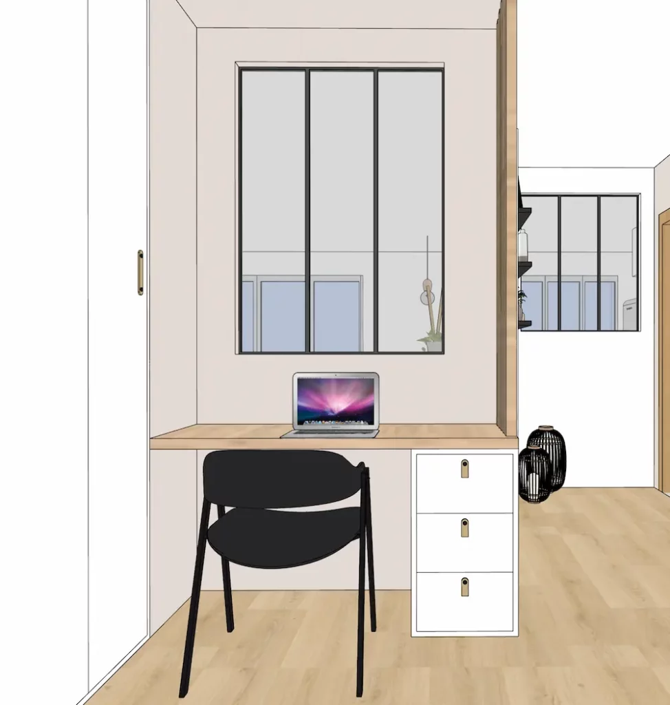 espace teletravail entree